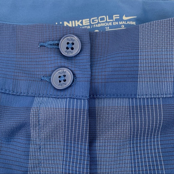 Nike Dri Fit Golf Shorts Plaid Stretch size 14 - Picture 7 of 9